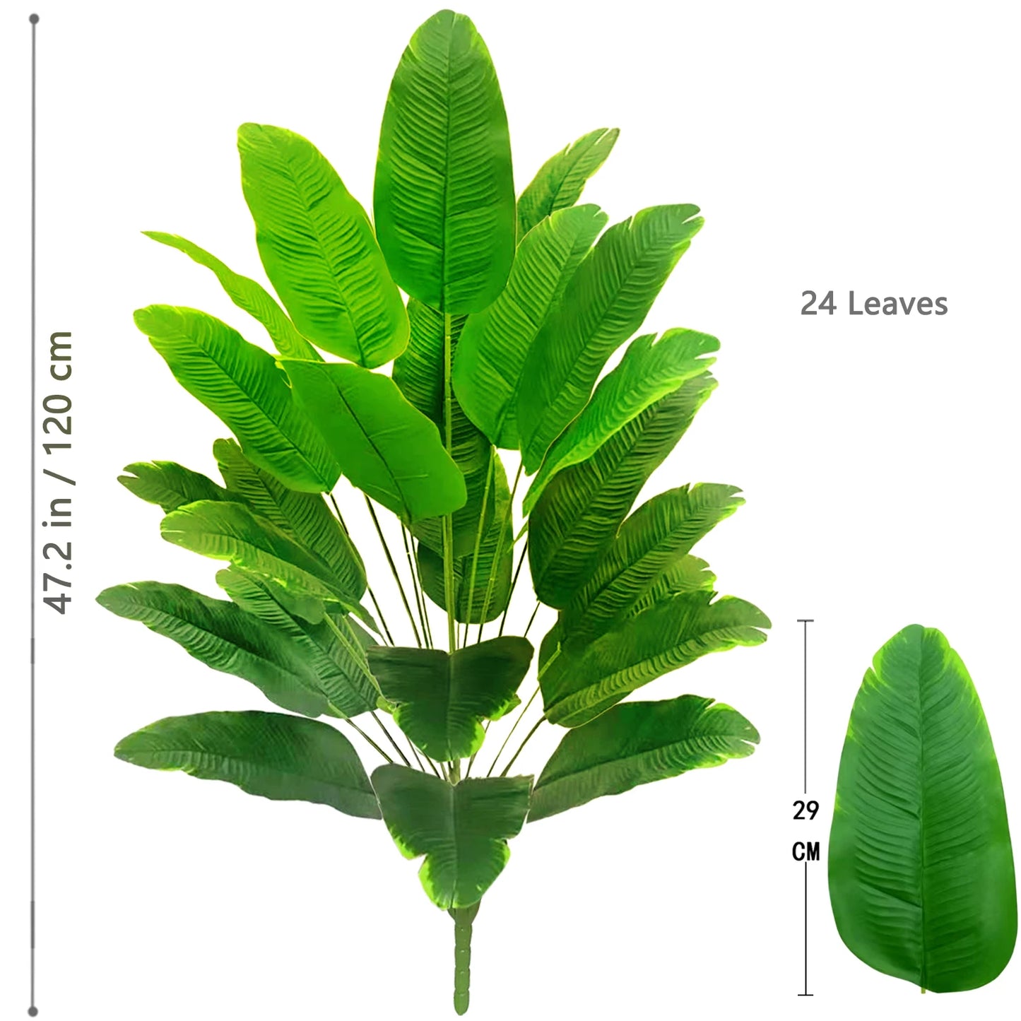 Plante artificielle palmier en soie avec feuilles réalistes