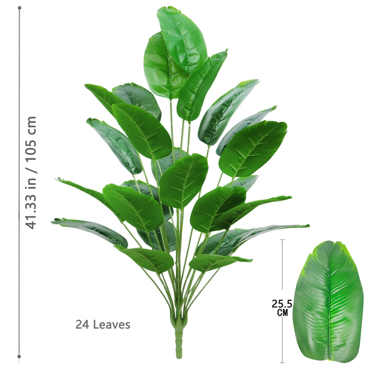 Plante artificielle palmier en soie avec feuilles réalistes