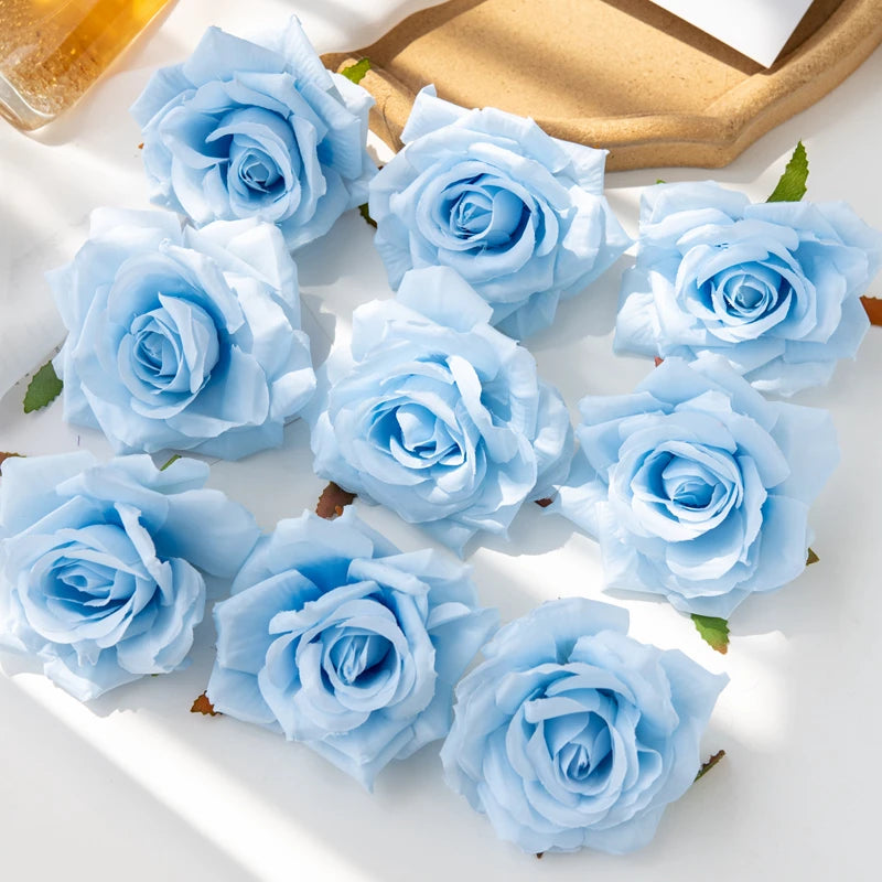 Fleurs artificielles roses en soie avec rendu réaliste