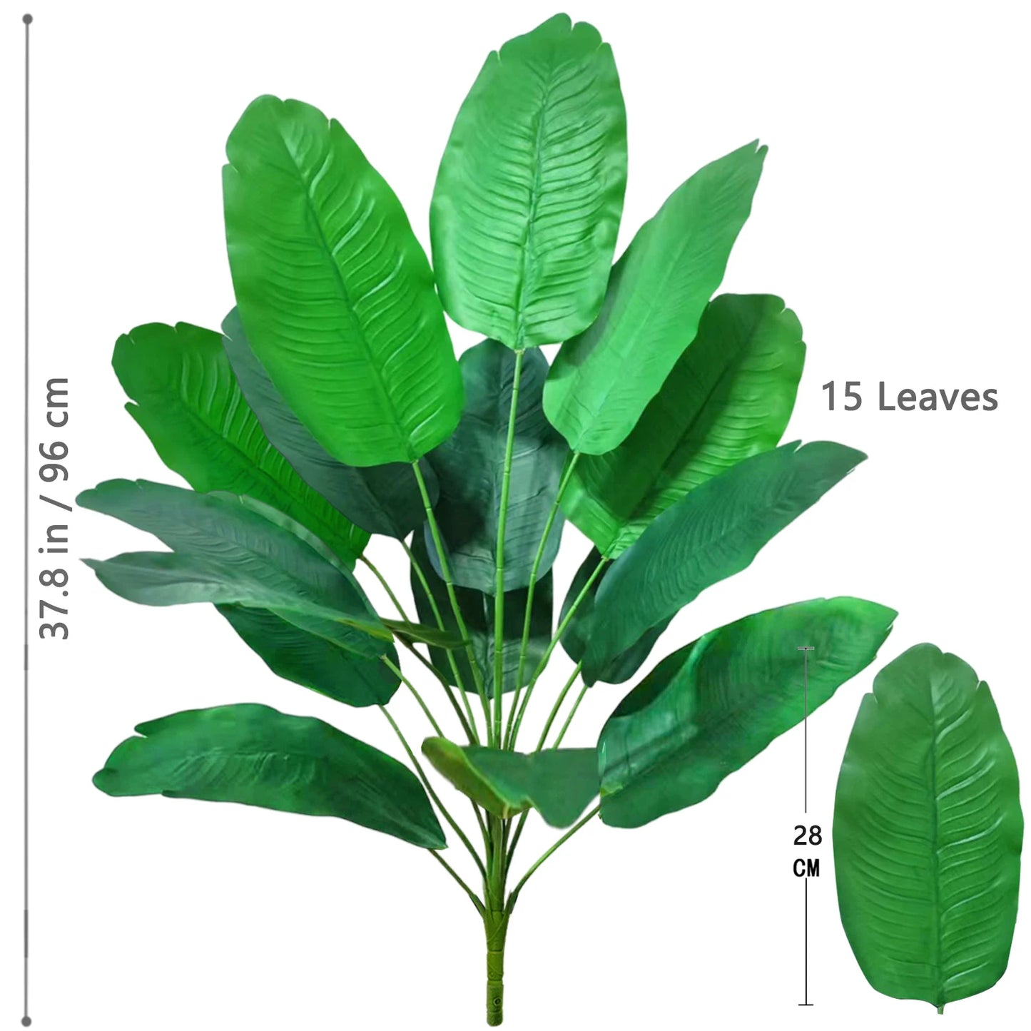 Plante artificielle palmier en soie avec feuilles réalistes