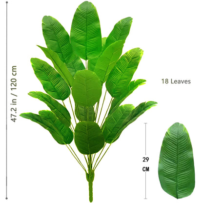 Plante artificielle palmier en soie avec feuilles réalistes