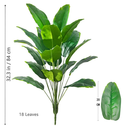 Plante artificielle palmier en soie avec feuilles réalistes