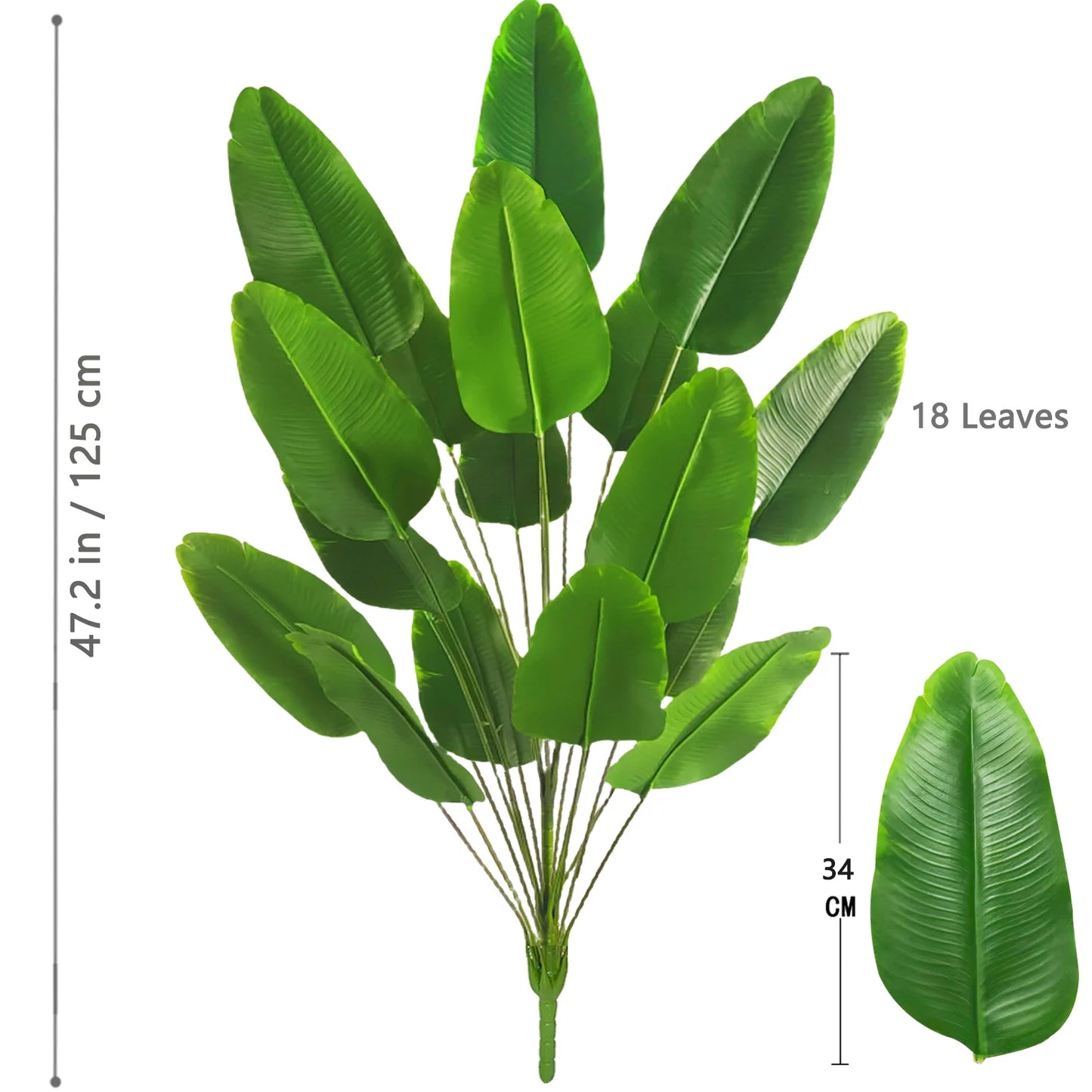 Plante artificielle palmier en soie avec feuilles réalistes