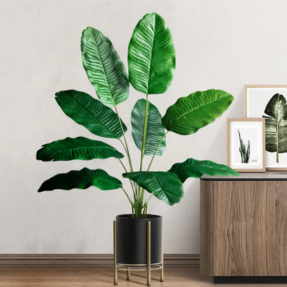Plante artificielle palmier en soie avec feuilles réalistes