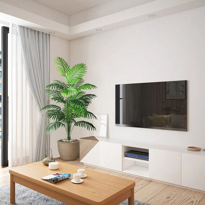 Plante artificielle palmier tropical avec feuillage dense réaliste