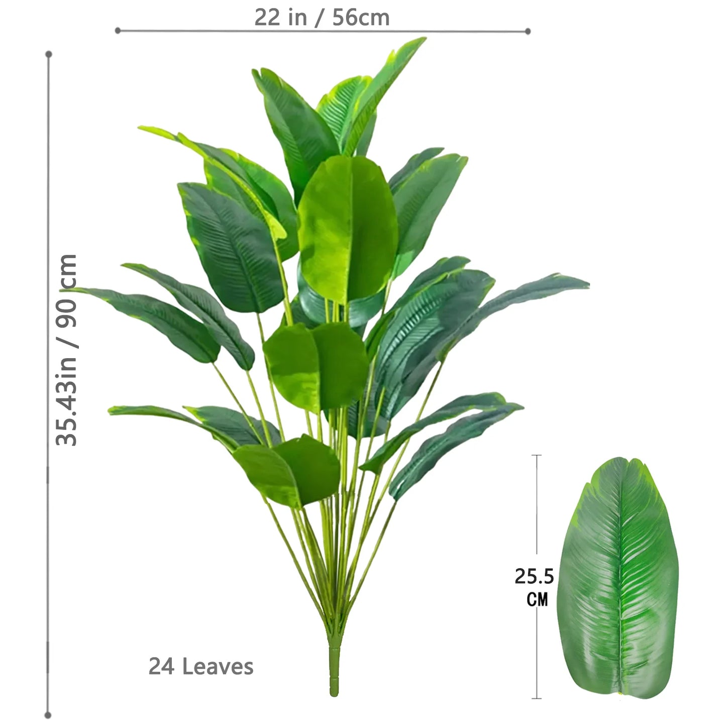 Plante artificielle palmier en soie avec feuilles réalistes