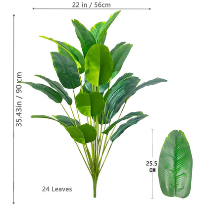 Plante artificielle palmier en soie avec feuilles réalistes