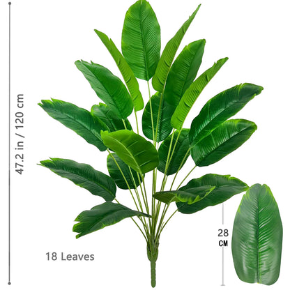 Plante artificielle palmier en soie avec feuilles réalistes