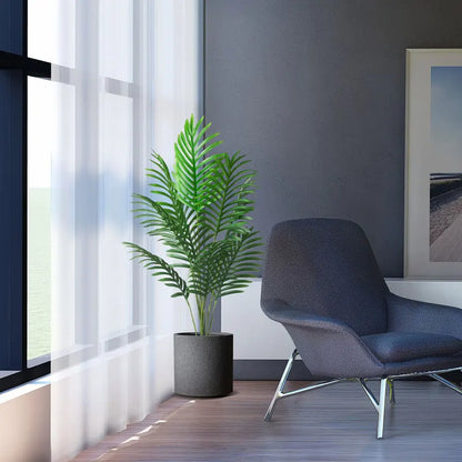 Plante artificielle palmier tropical avec feuillage dense réaliste