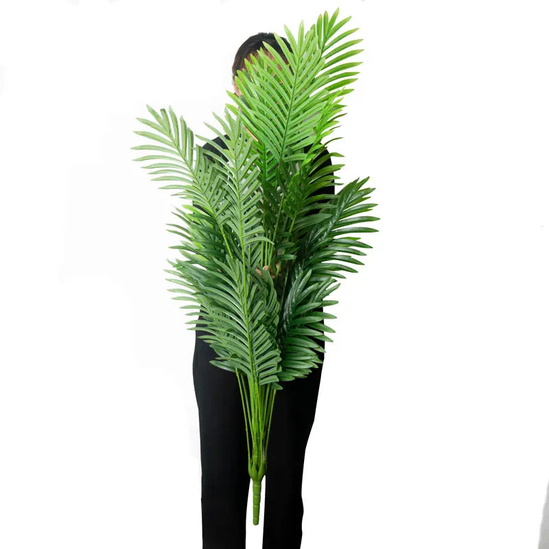 Plante artificielle palmier tropical avec feuillage dense réaliste