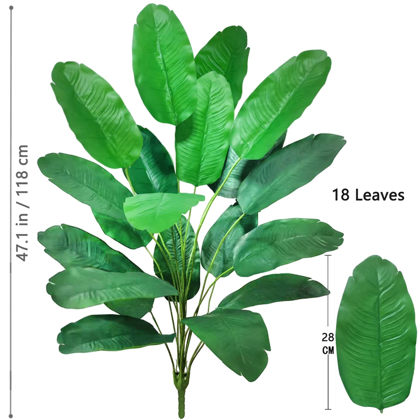 Plante artificielle palmier en soie avec feuilles réalistes