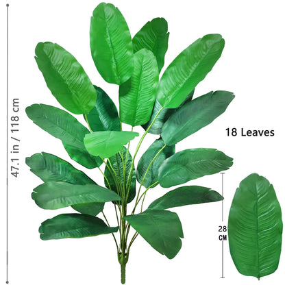 Plante artificielle palmier en soie avec feuilles réalistes