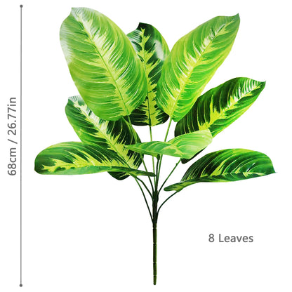 Plante artificielle palmier en soie avec feuilles réalistes